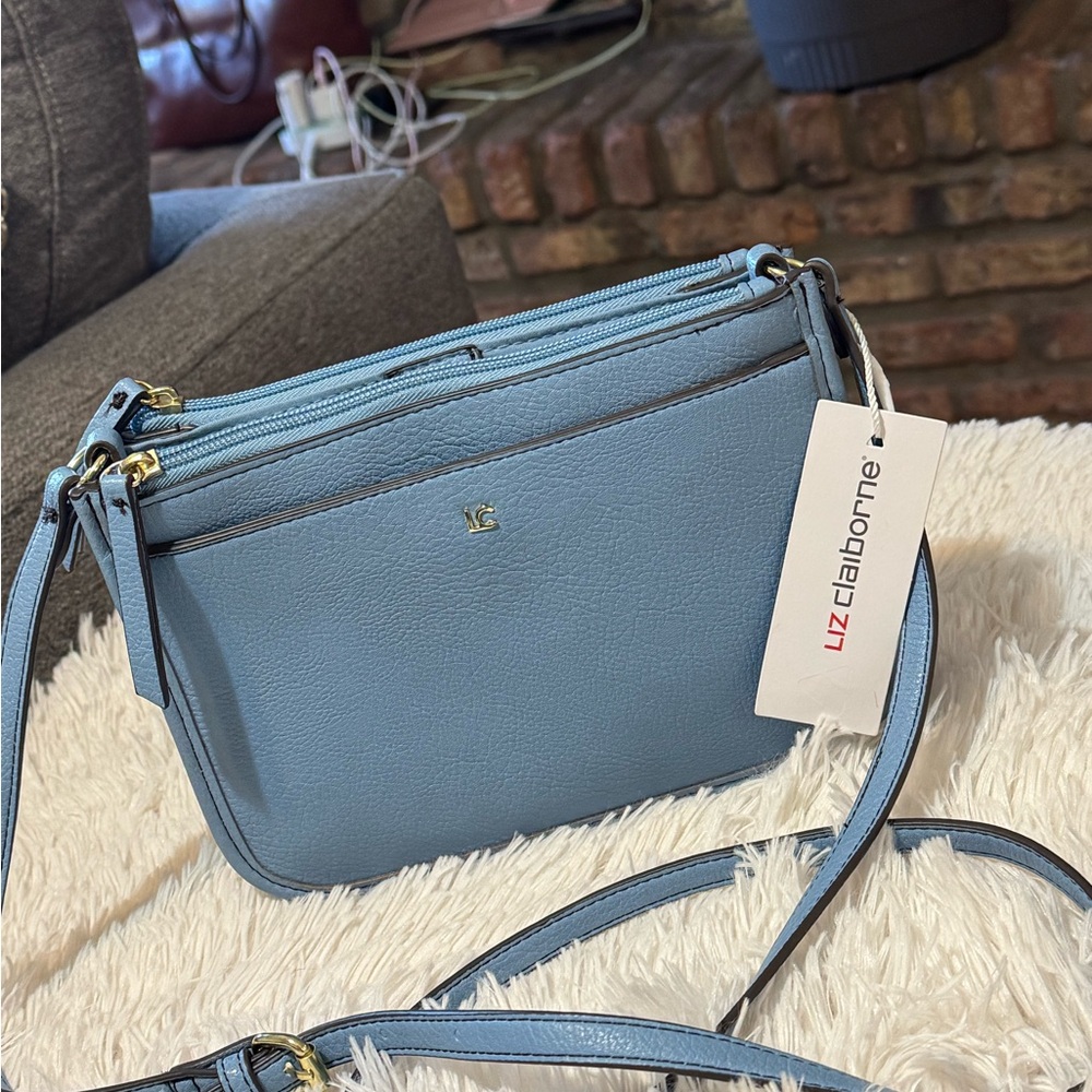 Liz Claiborne Light Blue Crossbody Bag